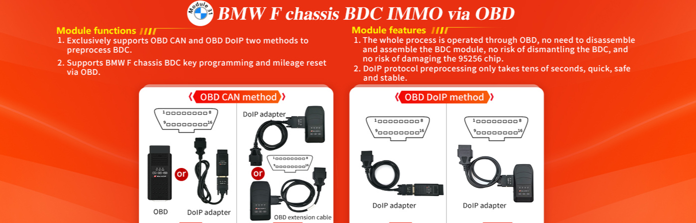 Mini ACDP-2 Module 31 BMW F chassis BDC IMMO via OBD