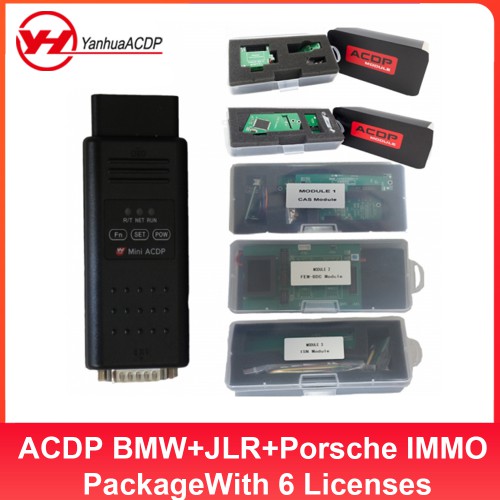 Yanhua ACDP IMMO Standard Package with ACDP Master and Module 1/2/3/9/10 for BMW LandRover Porsche Key Programming All Key Lost