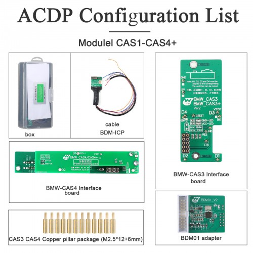 2022 New Updated Yanhua ACDP Locksmith Package Include ACDP Master and Module 1/2/3/7/9/10/12/20/24