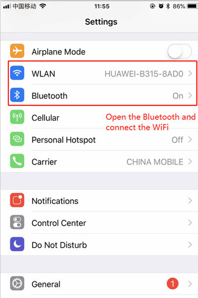 how-to-bound-cell-phone-to-mini-acdp