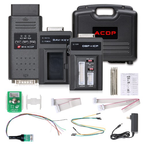 2022 New Updated Yanhua ACDP Locksmith Package Include ACDP Master and Module 1/2/3/7/9/10/12/20/24 with Free B48/N20/N55/B38 Board & RFA Chip