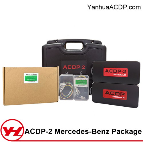 Yanhua ACDP 2 Mercedes Benz Package Including Module 15/16/18/19 for DME Gearbox Refresh Clone