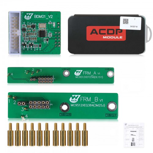 2023 Yanhua ACDP-2 DME ECU Clone Package with Module 3/8/15/18/27 and 12 Interface Boards for BMW Mercedes Benz