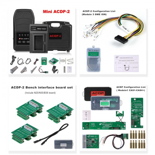 Yanhua ACDP 2 CAS Package with License for BMW CAS1/2/3/3+/3++/4/4+ Add Keys and All Key Lost Cas Module Replace