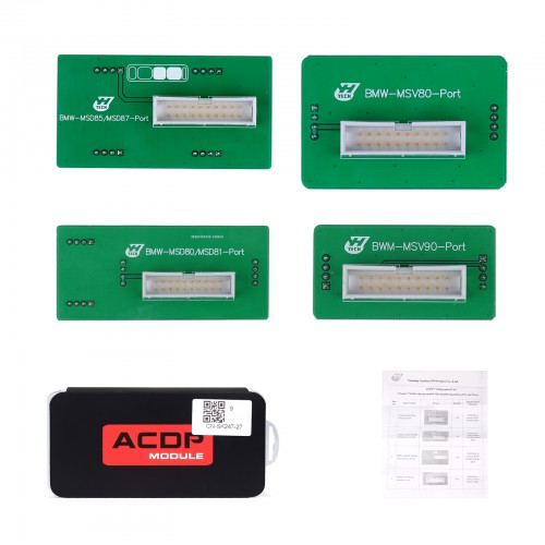 Yanhua ACDP 2 BMW DME ECU Clone Package with Module 3/8/27 & B48/N20/N55/B38/X1/X2/X3/X4/X5/X7/X8/MSV70/MSS60/MEV9+Interface Board
